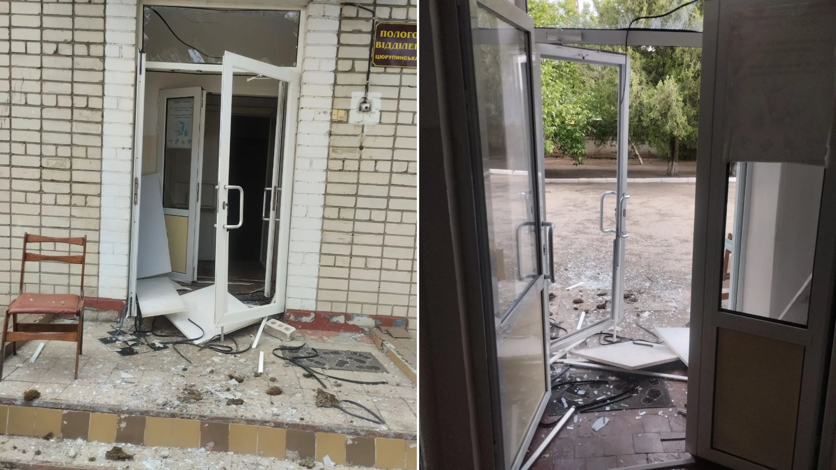 ВСУ ударили по больнице в херсонском селе Алёшки, пострадала 85-летняя женщина