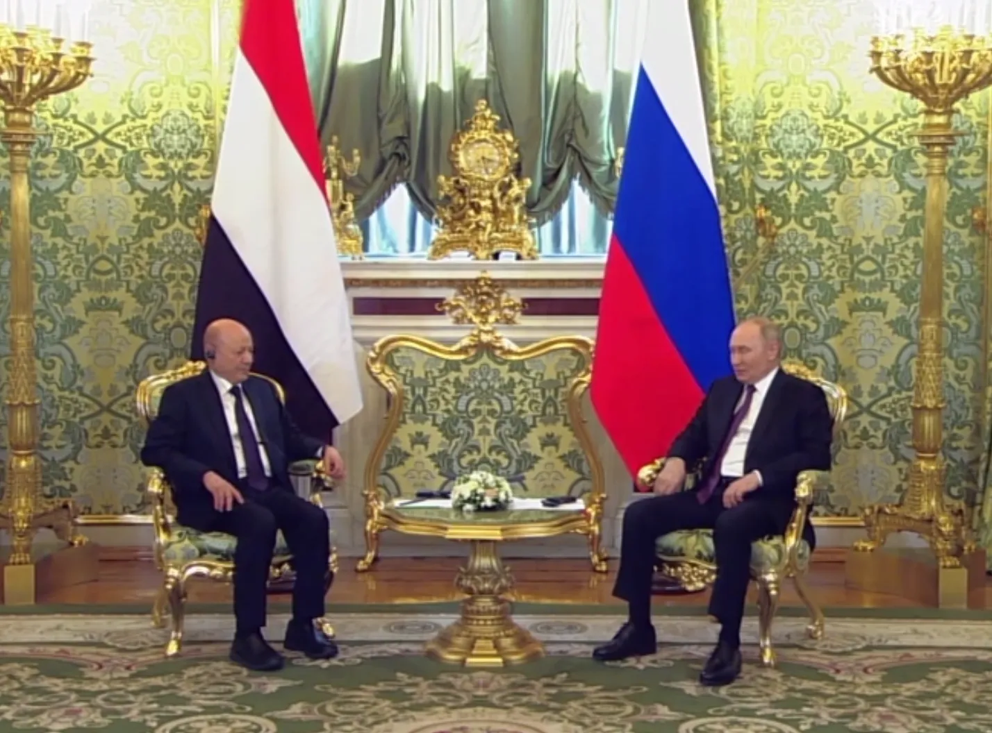 В Кремле начались переговоры Путина с председателем президентского совета Йемена