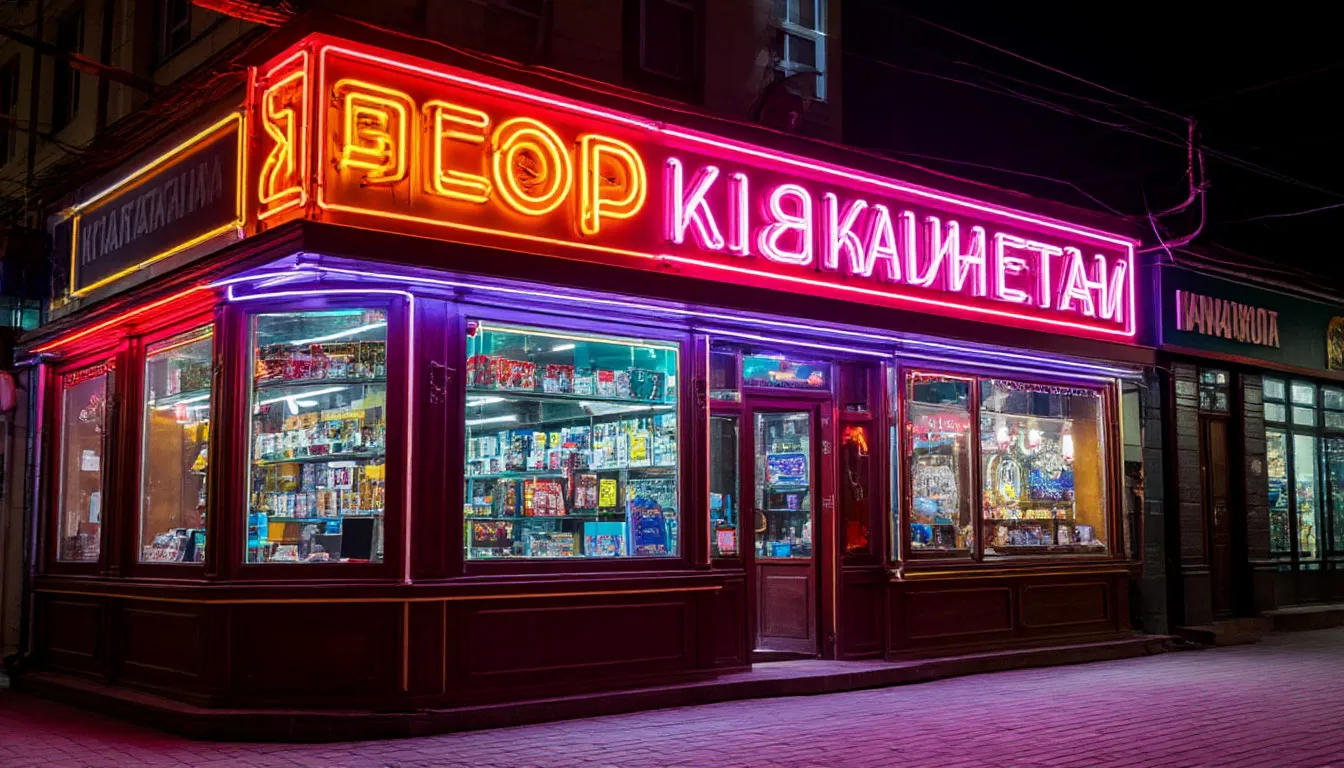 Подросток посетил на фасад магазина в Казахстане табличку «Русским не место»