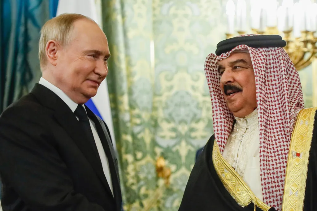 Путин поговорил с королём Бахрейна, лидеры высказались за мир на Ближнем Востоке
