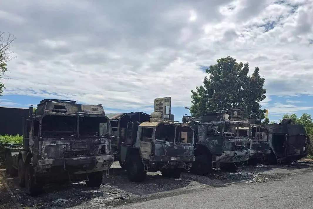 В Эрфурте сожгли предназначенную для ВСУ военную технику бундесвера