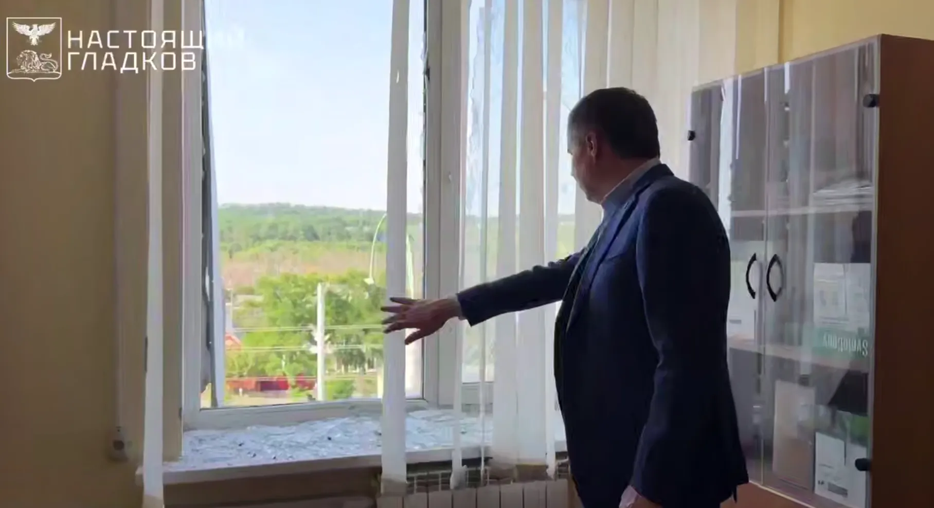 ВСУ атаковали здание суда в Белгороде, когда там находился губернатор. Момент попал на видео