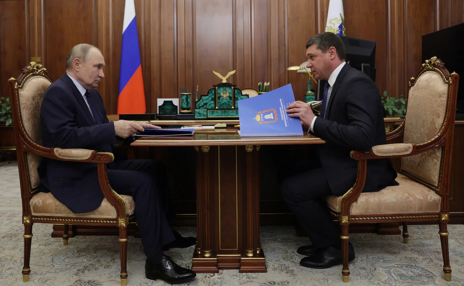 Путин провёл встречу с первым возглавившим регион России ветераном СВО