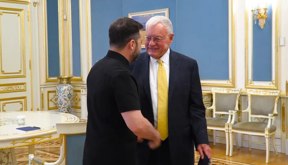 Зеленский встретился со спецпредставителем Трампа Келлогом в Киеве