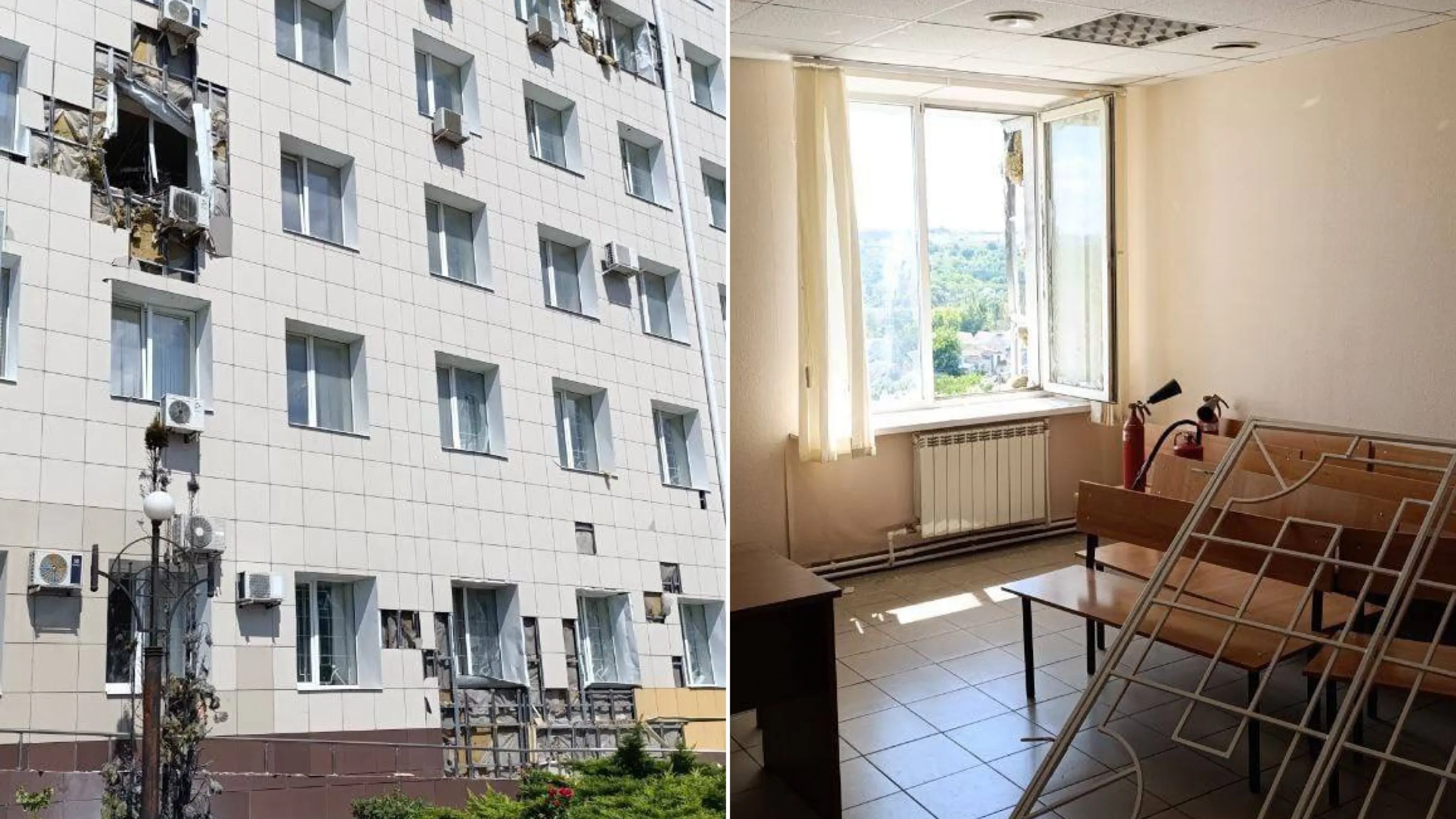 ВСУ второй раз за день атаковали здание суда в Белгороде