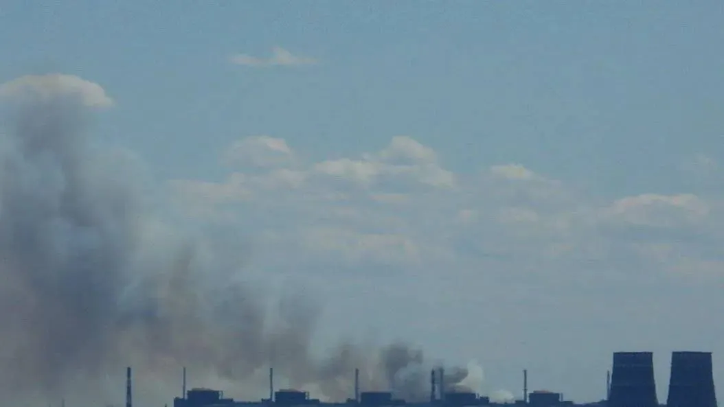Район Запорожской АЭС оказался под огнём после атаки ВСУ