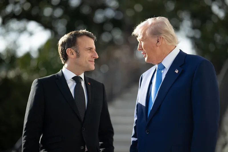 Американская журналистка сообщила о внезапной просьбе Трампа по поводу жены Макрона