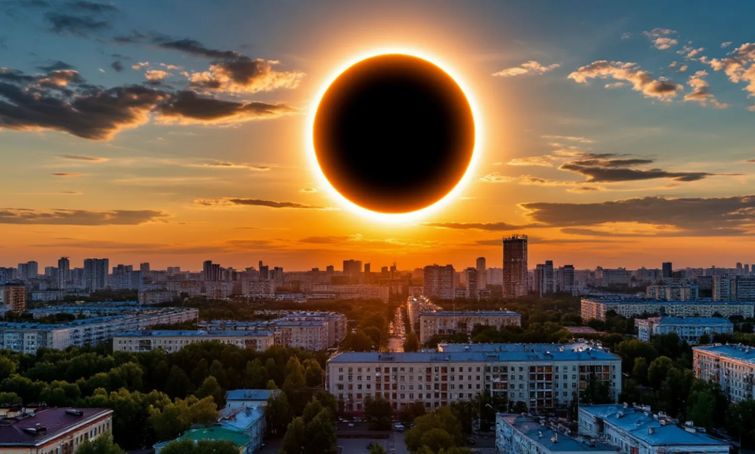 Солнечное затмение века: Когда в августе мир погрузится в темноту на рекордные 6 минут