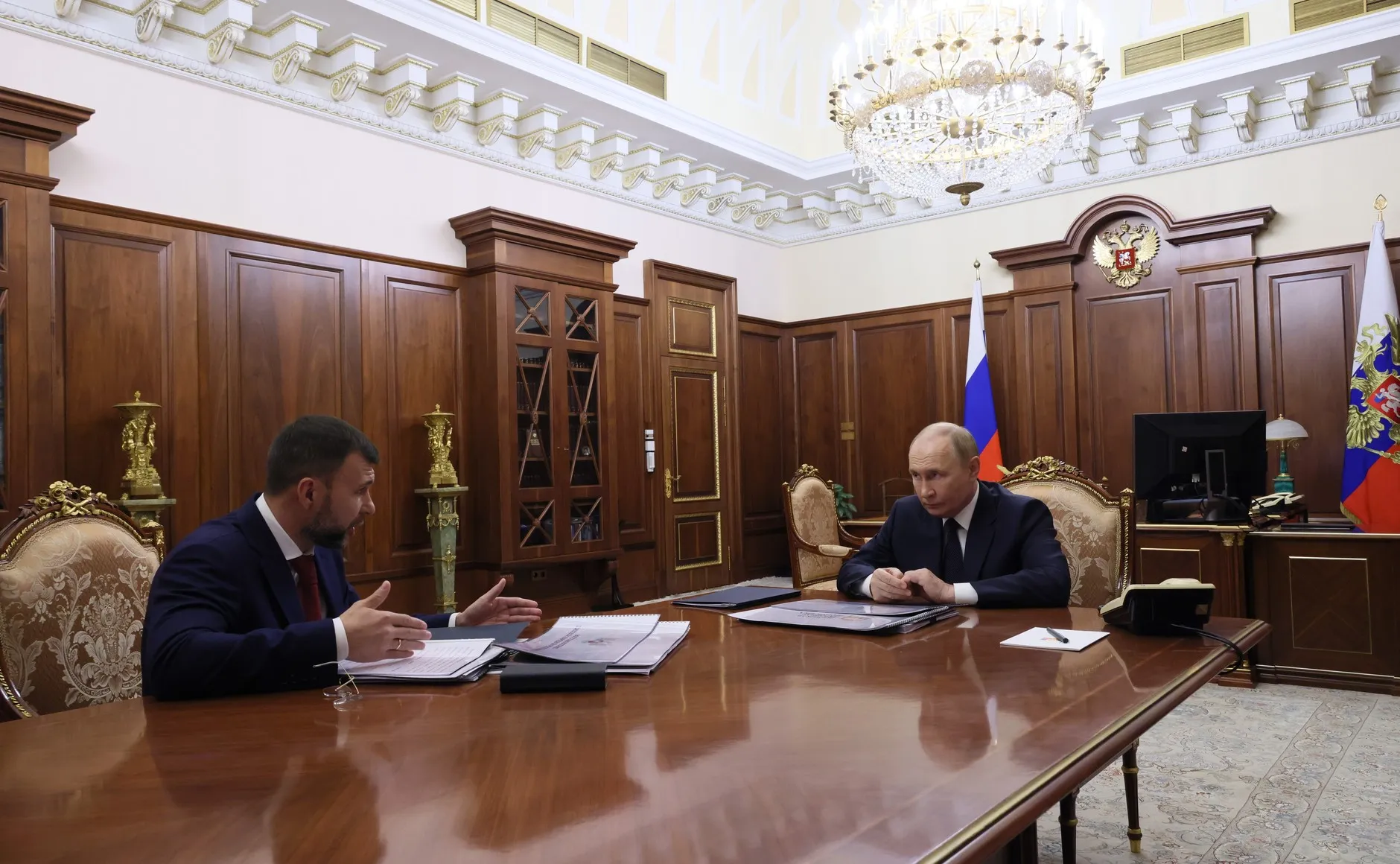 Пушилин доложил Путину о ситуации с водоснабжением в ДНР
