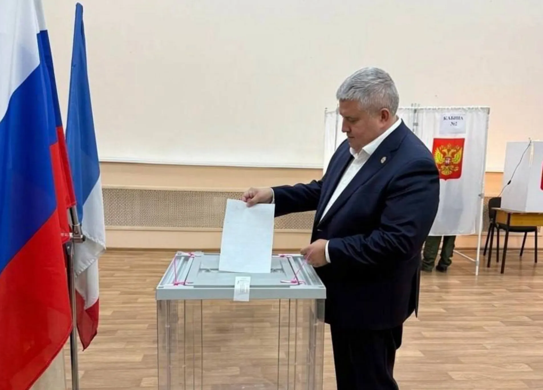 Врио губернатора Новгородской области Александр Дронов принял участие в выборах