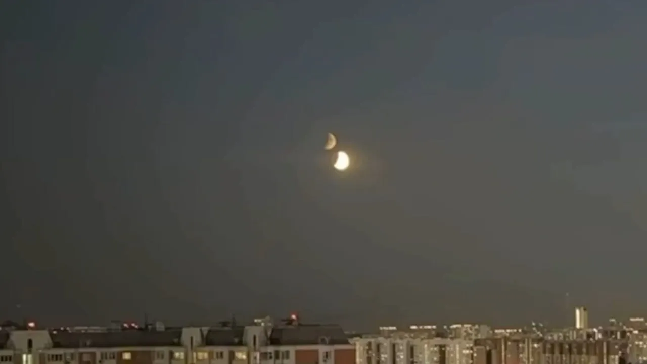 В Сети опубликовали видео редчайшего лунного затмения