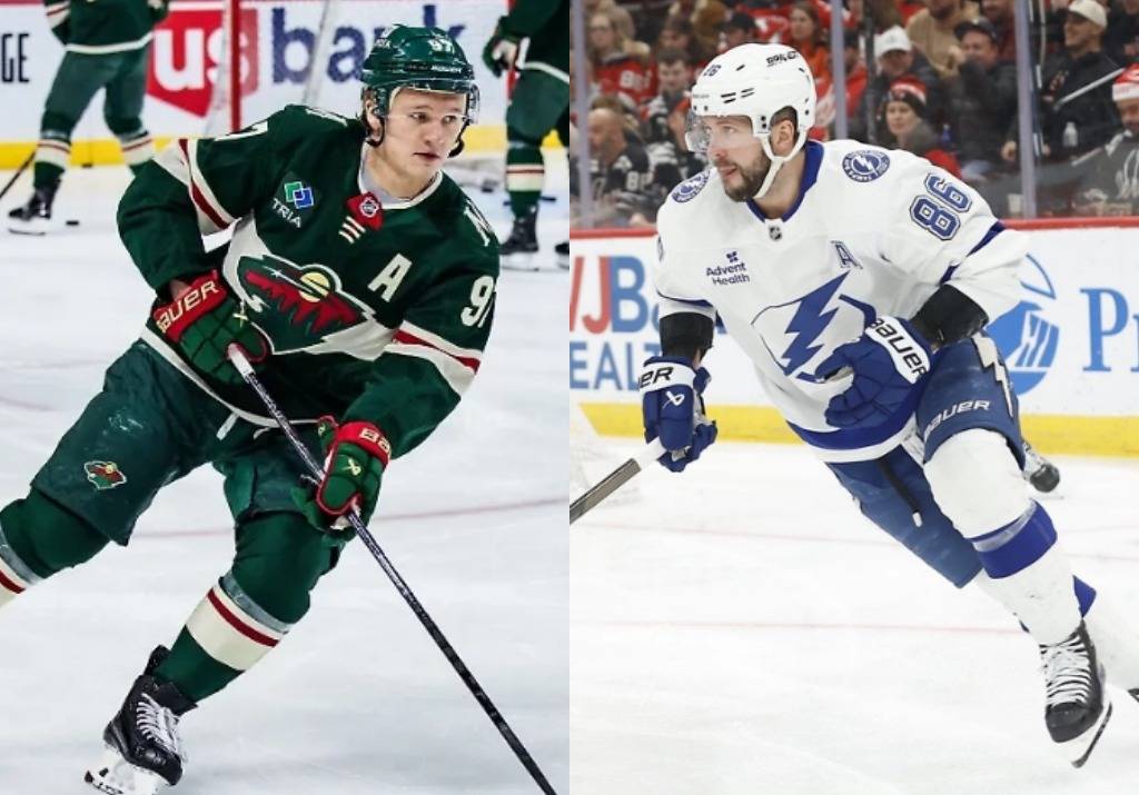 Капризов и Кучеров стали первой и второй звёздами недели в НХЛ