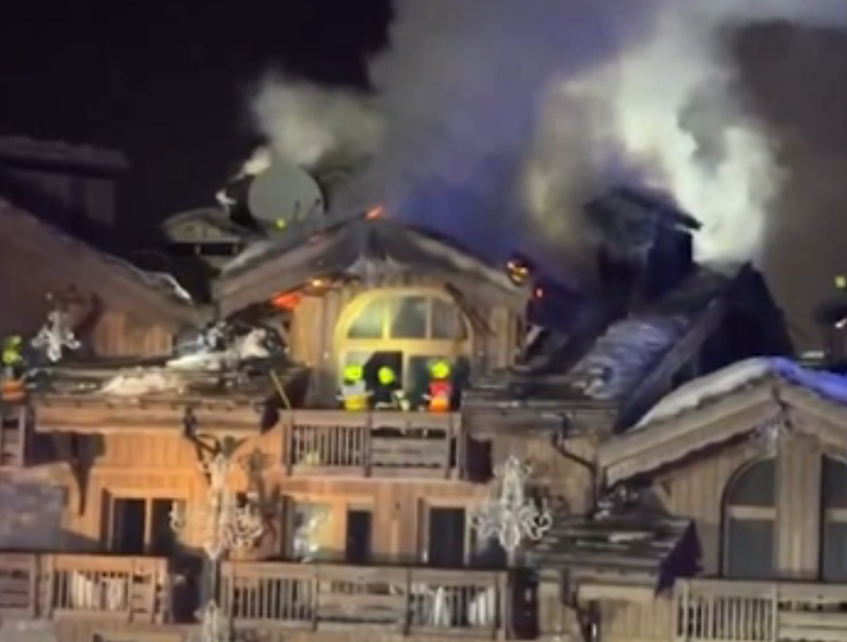 В Куршевеле вспыхнул пятизвёздочный отель, более ста человек эвакуированы