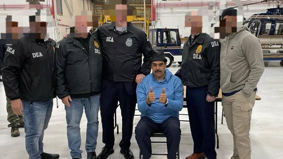 &laquo;Спокойной ночи, с Новым годом&raquo;: Появилось видео с Мадуро в штаб-квартире DEA