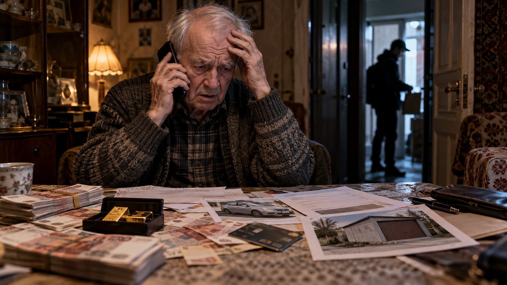 Продал машину, гараж и купил золото: Аферисты выманили у пенсионера 27 млн рублей