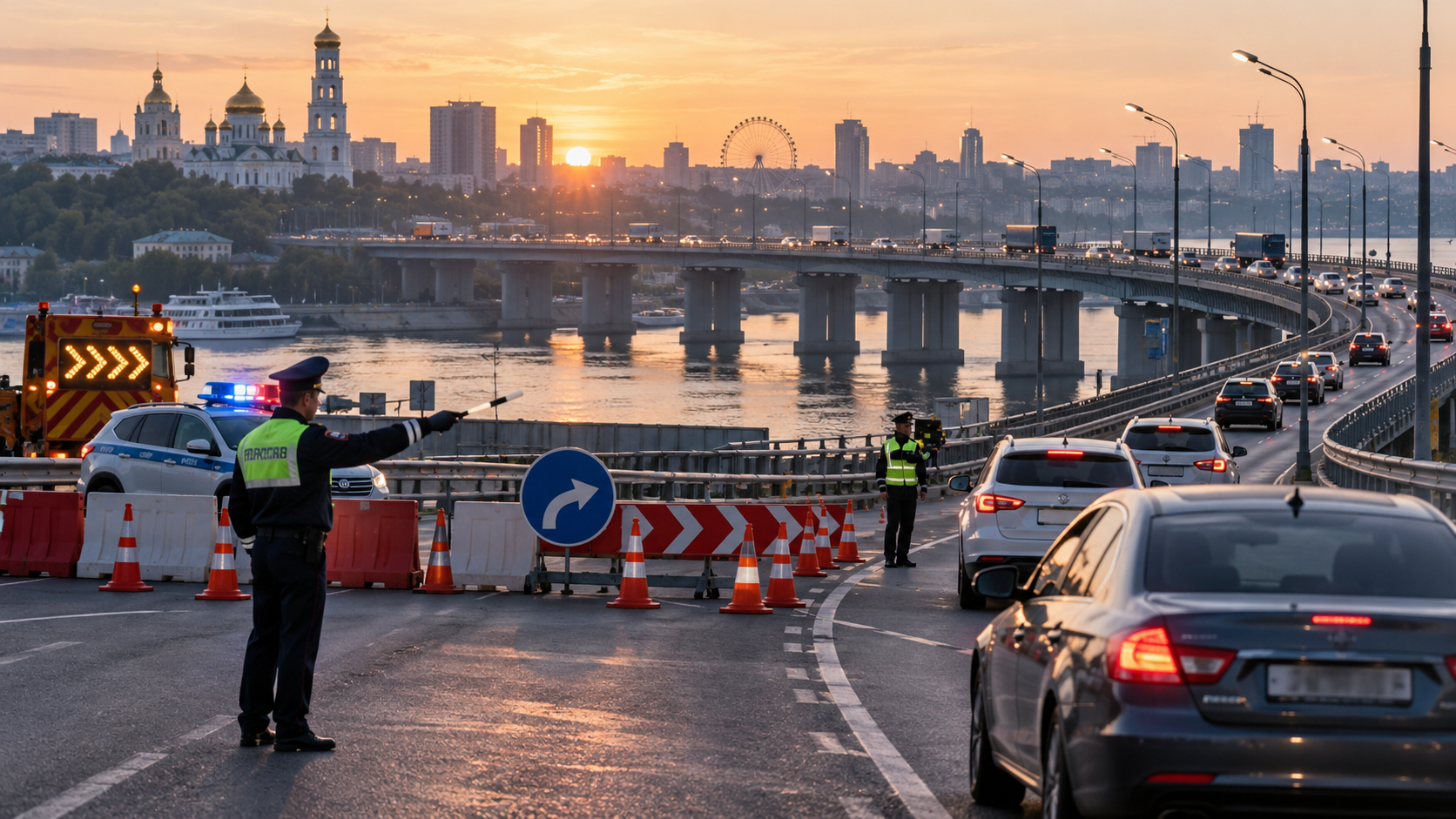 В Ростове-на-Дону перекрыли несколько мостов после атаки ВСУ
