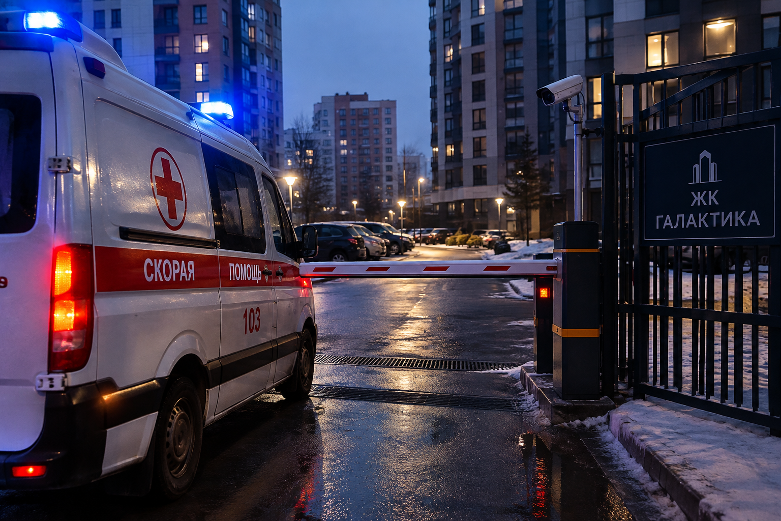 В Новосибирске скорая 7 минут не могла проехать к задыхающемуся годовалому ребёнку из-за шлагбаума