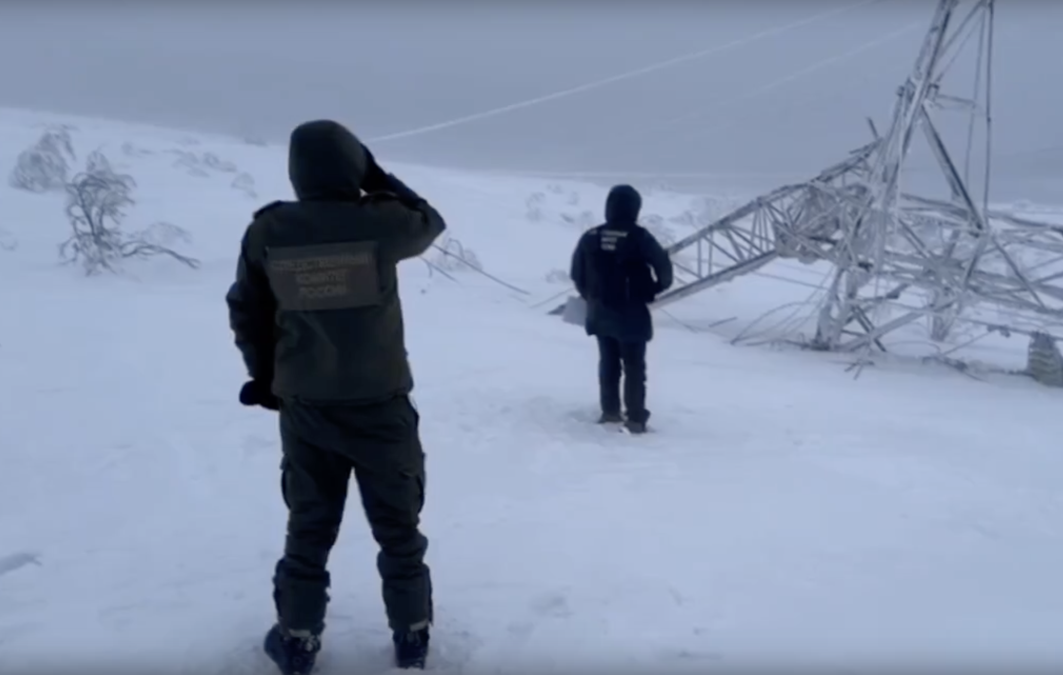 СК: Рухнувшие в Мурманской области опоры ЛЭП имели дефекты