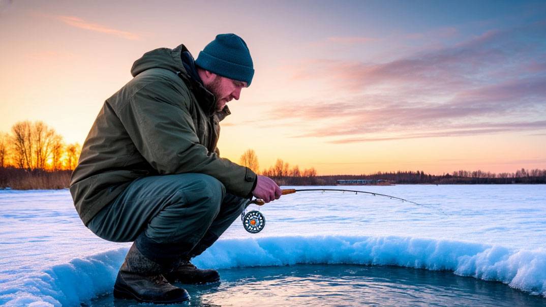 Географ назвал рыбакам цвет льда, который проломится без треска