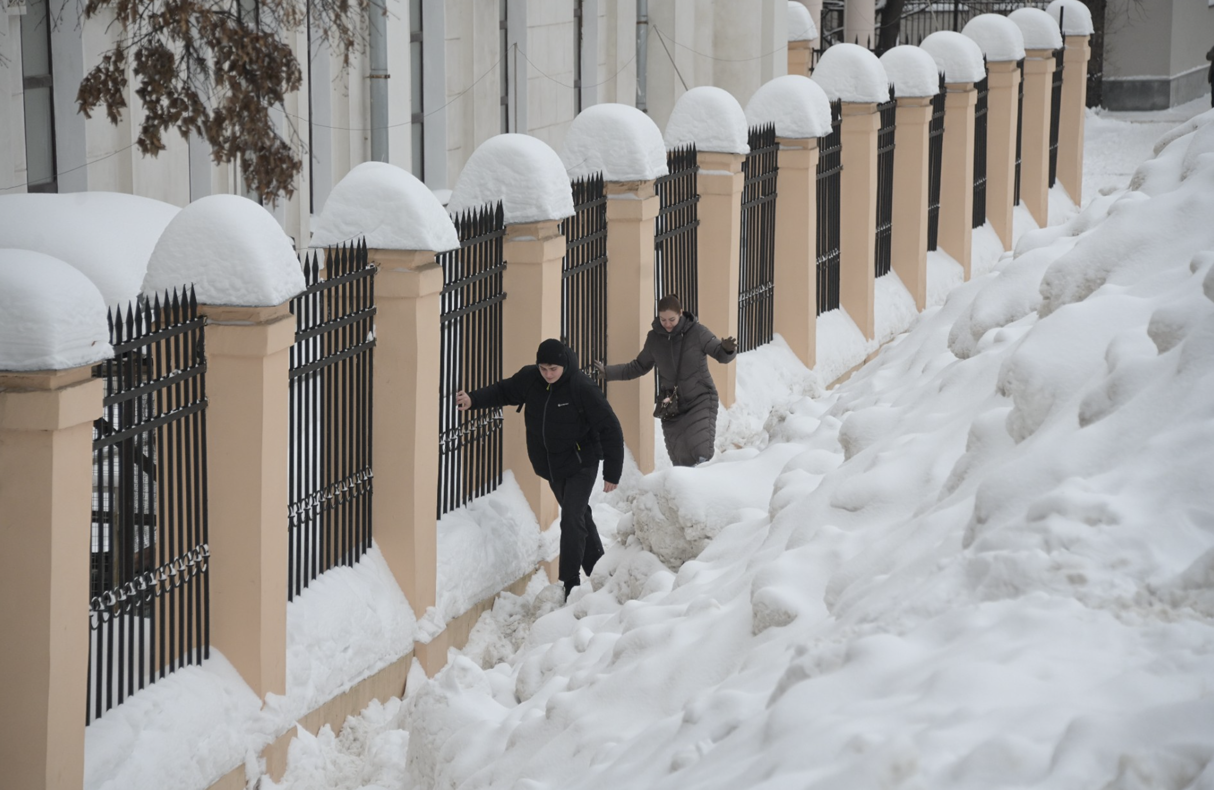 Москва увязнет в сугробах высотой 89 см из-за балканского циклона