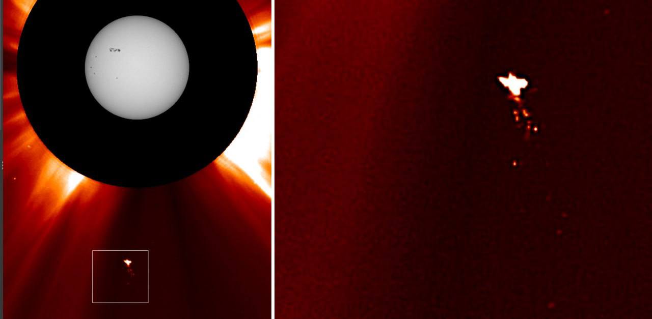 Учёные зафиксировали загадочный &laquo;птицеподобный&raquo; объект рядом с Солнцем