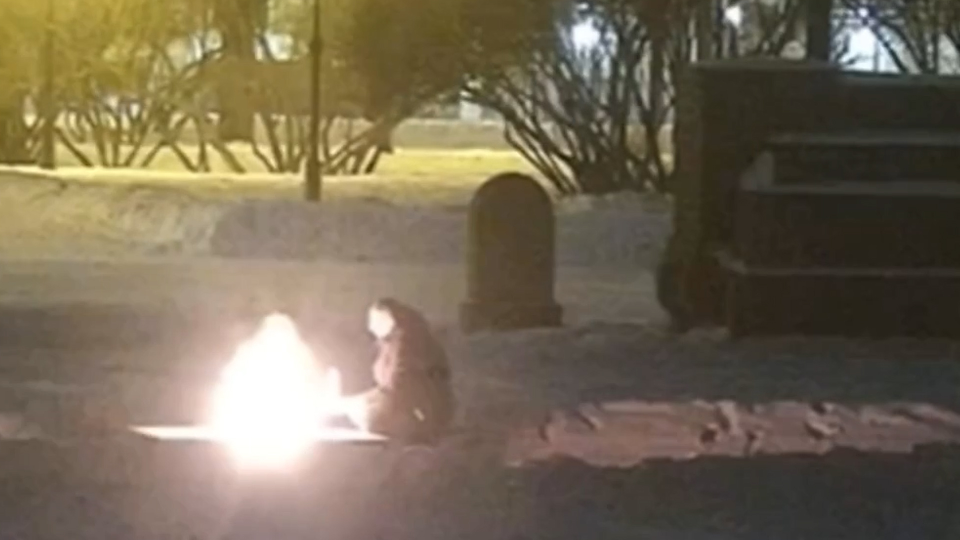 Полиция нашла мужчину, потушившего Вечный огонь в центре Петербурга
