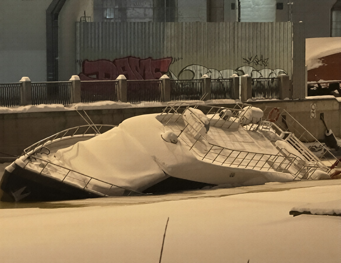 Прокуратура начала проверку из-за затопления судна в Петербурге
