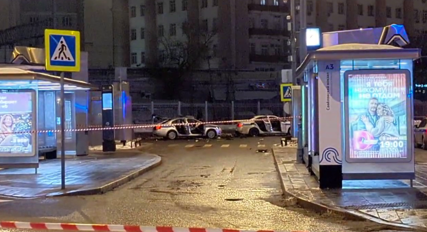 Подорвавший автомобиль ДПС в Москве скончался на месте происшествия