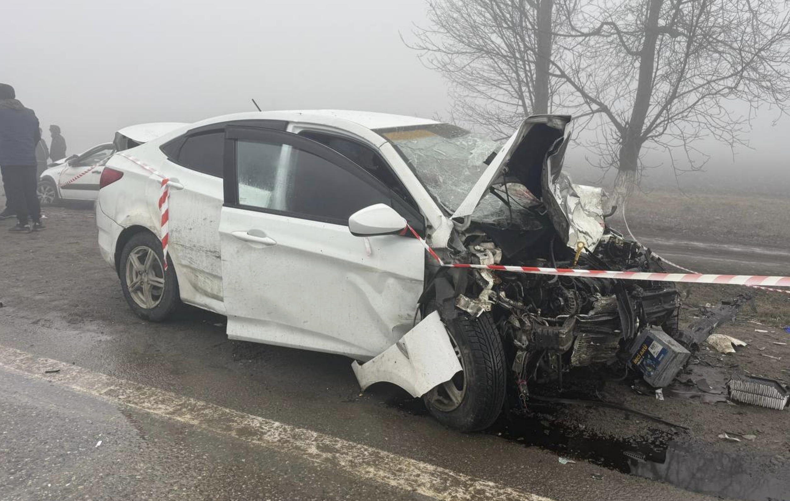 Два человека погибли в лобовом столкновении &laquo;Лады&raquo; и Hyundai на трассе &laquo;Кавказ&raquo;