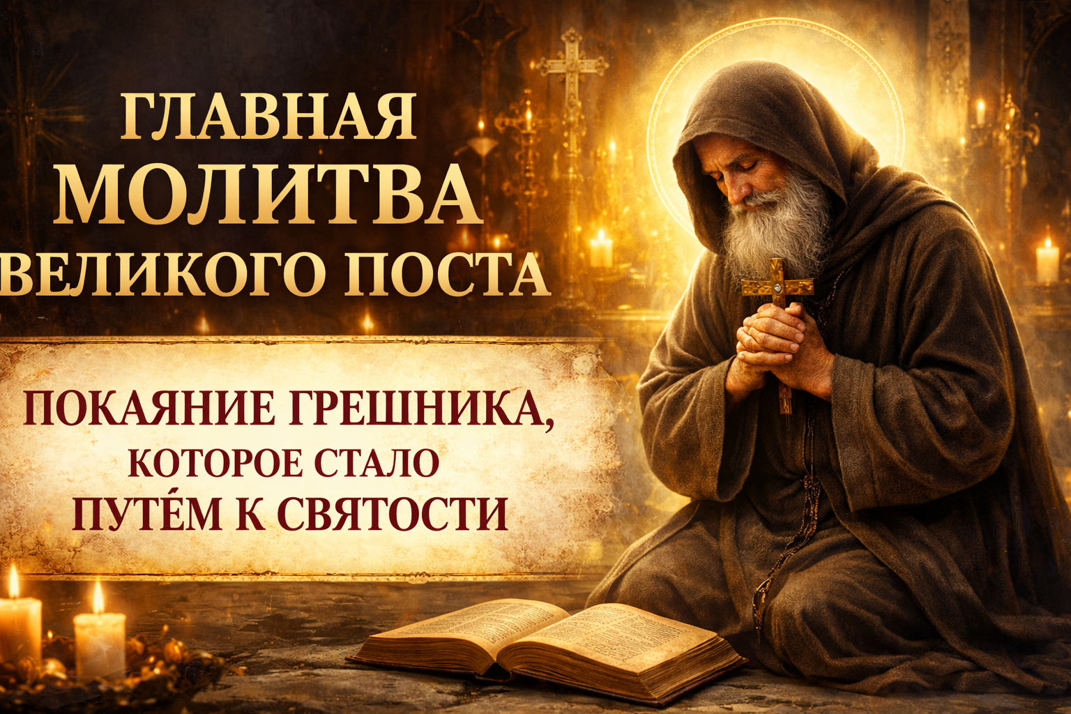 Главная молитва Великого поста &mdash; слова грешника, которого принял Бог. Почему её читают с 12 поклонами