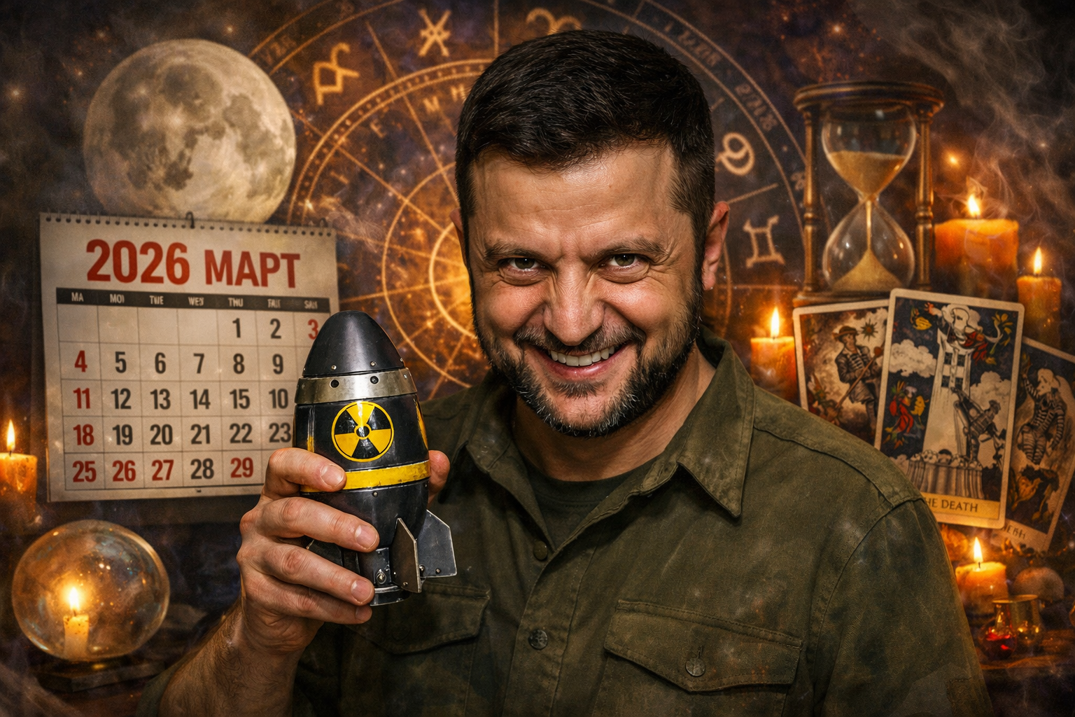 &laquo;Запасные шлюпки&raquo; для друзей Зеленского, фиаско Трампа и &laquo;грязная бомба&raquo;: Геополитический астропрогноз на март 2026 