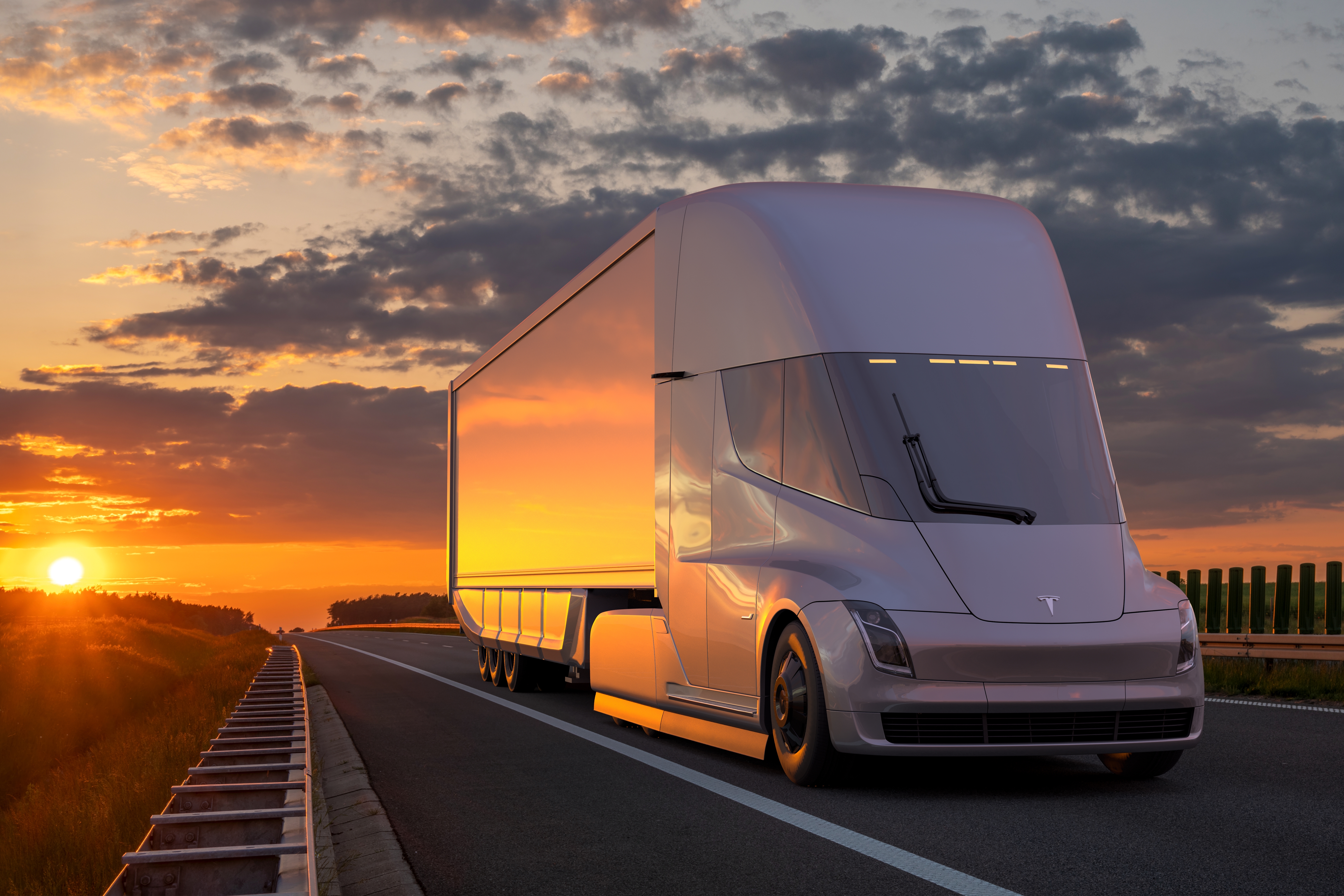 Маск анонсировал начало крупносерийного производства грузовиков Tesla Semi