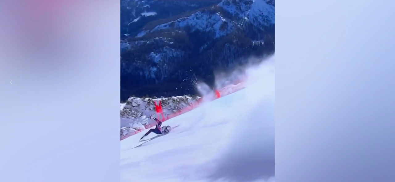 Лыжница Линдси Вонн с порванными крестами жёстко упала на Олимпиаде, её увозили на вертолёте