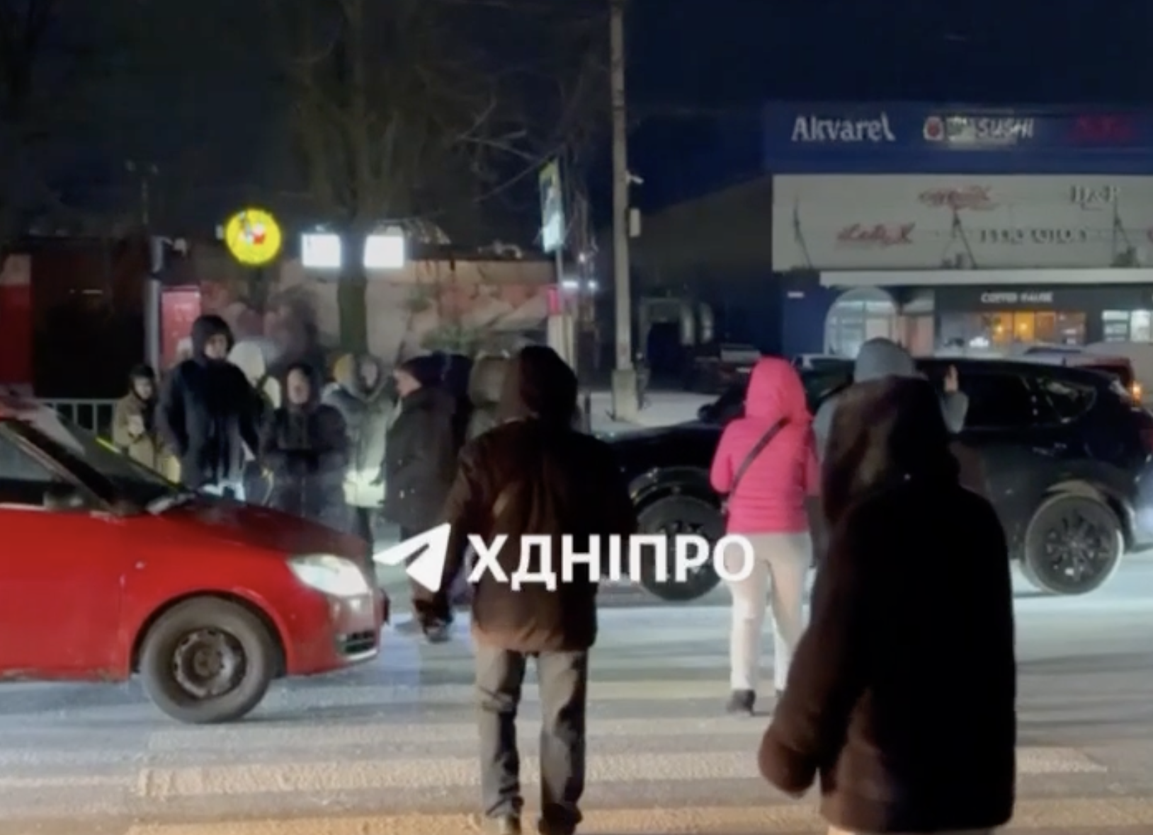 Жители Днепропетровска устроили митинг из-за постоянных блэкаутов