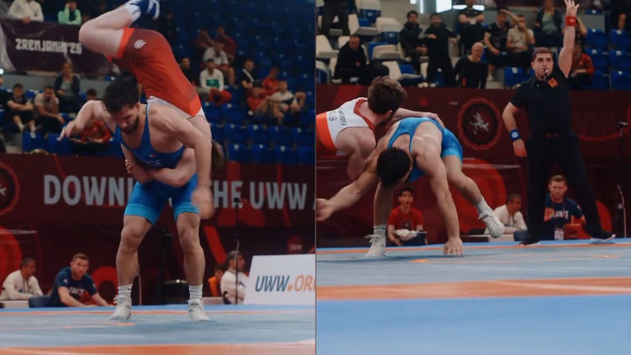 Исламгереев вырвал победу в поединке на чемпионате Европы, применив чудо-бросок