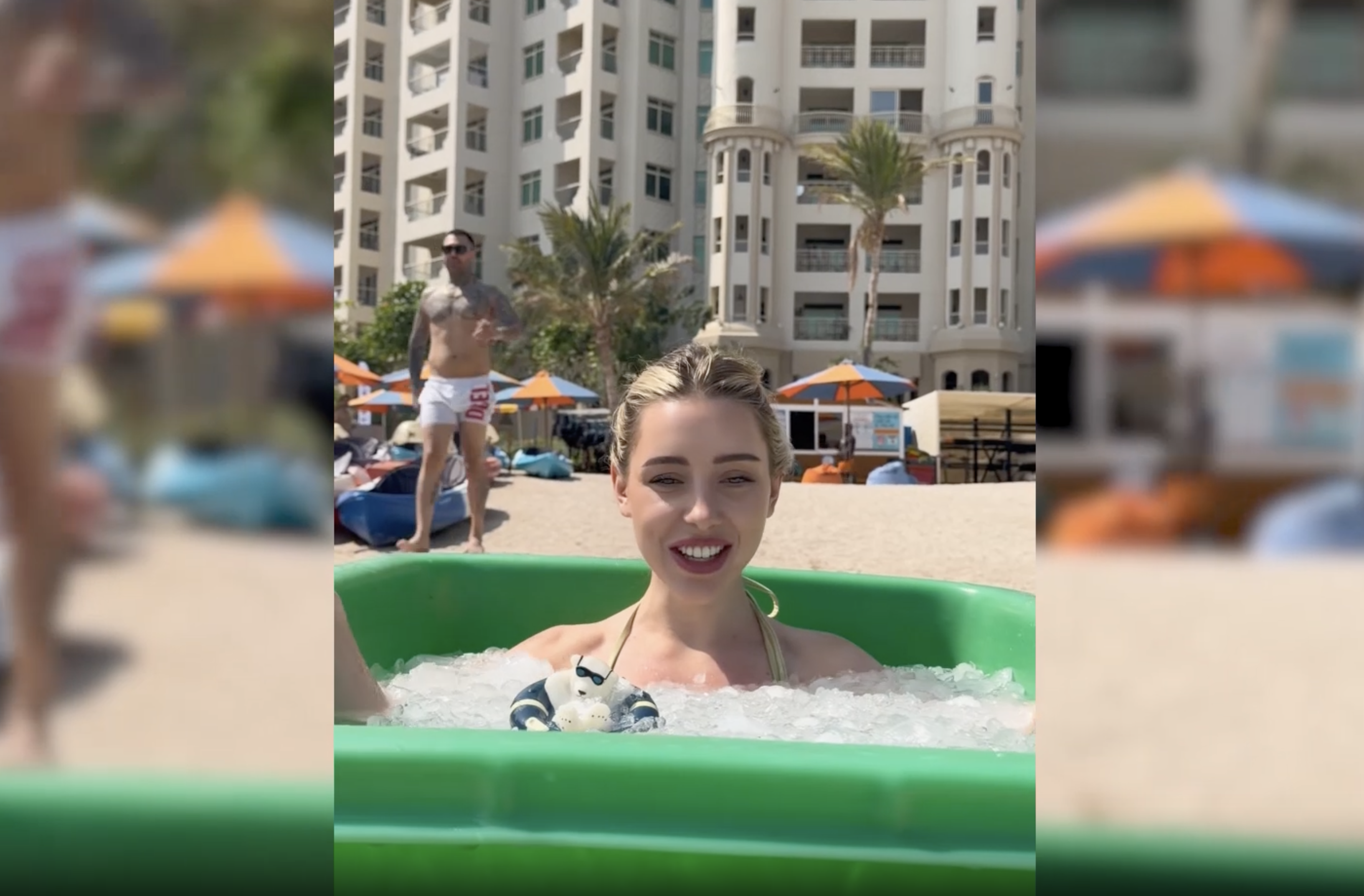 Девушка Дурова повторила его &laquo;подвиг&raquo; в ледяной ванне, но с большим трудом