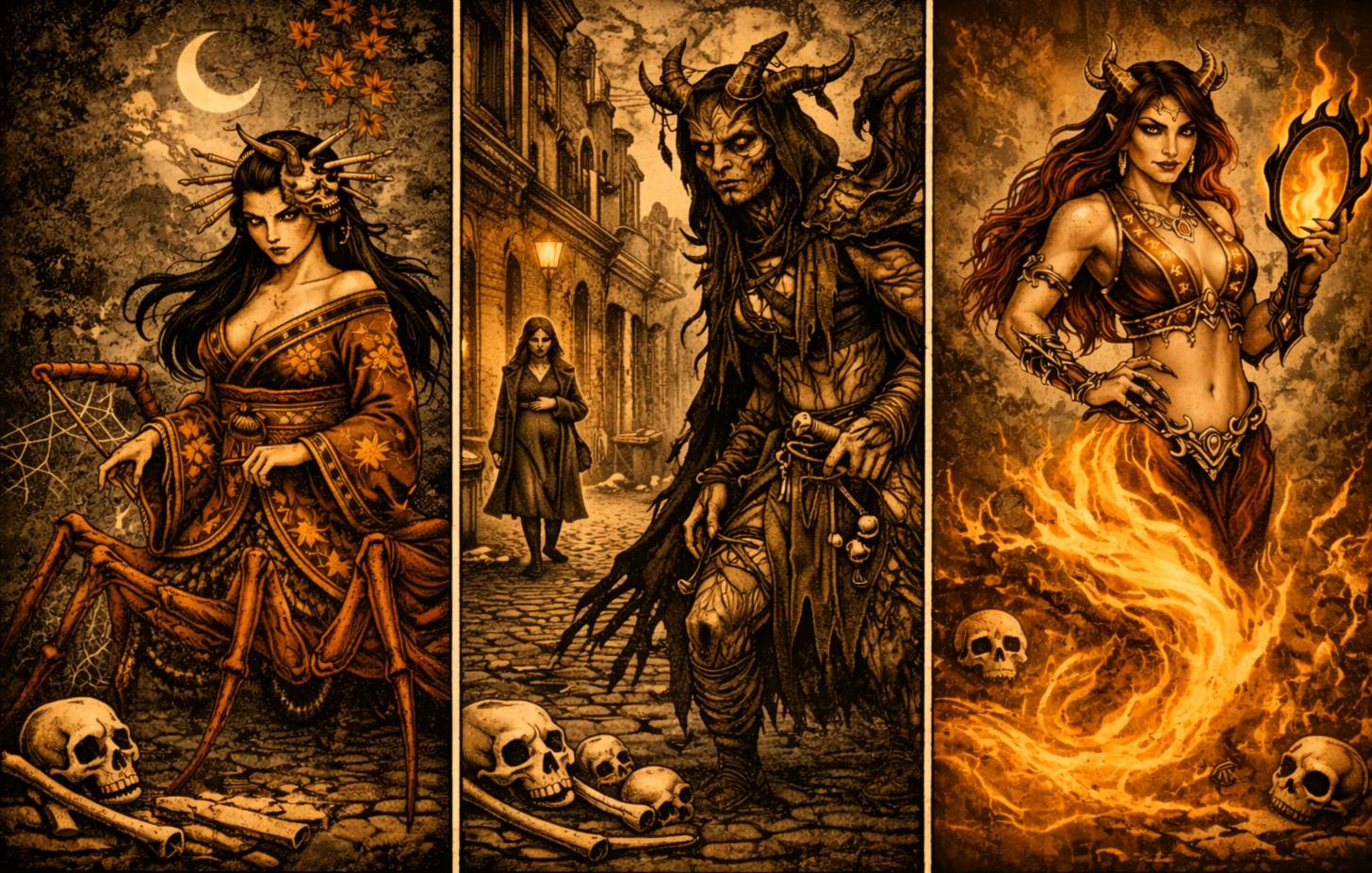 Забытые демоницы: 6 женских образов из мифологии, от которых стынет кровь в жилах