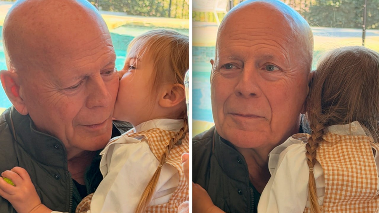 Деми Мур показала новые фото Брюса Уиллиса с внучкой