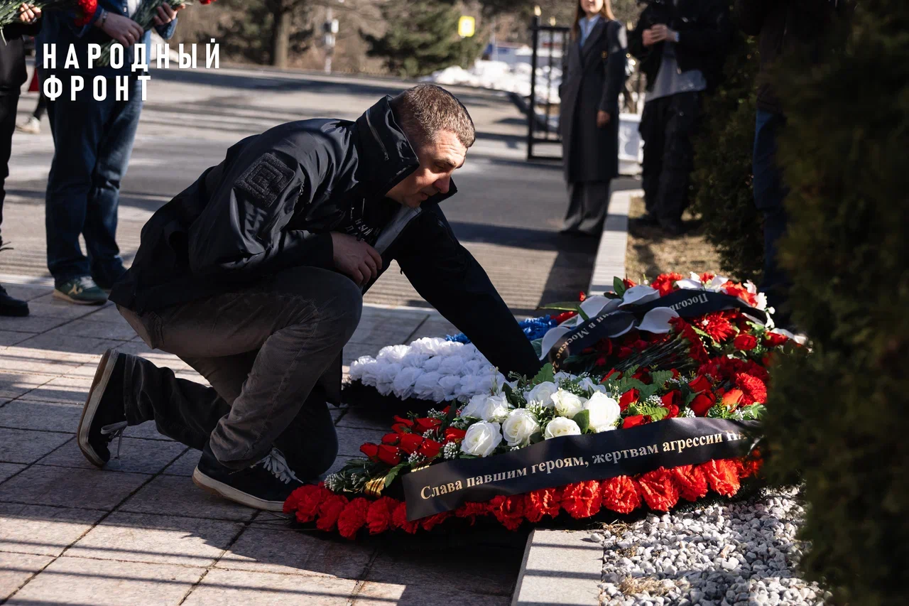 Народный фронт почтил память жертв натовских бомбардировок Югославии