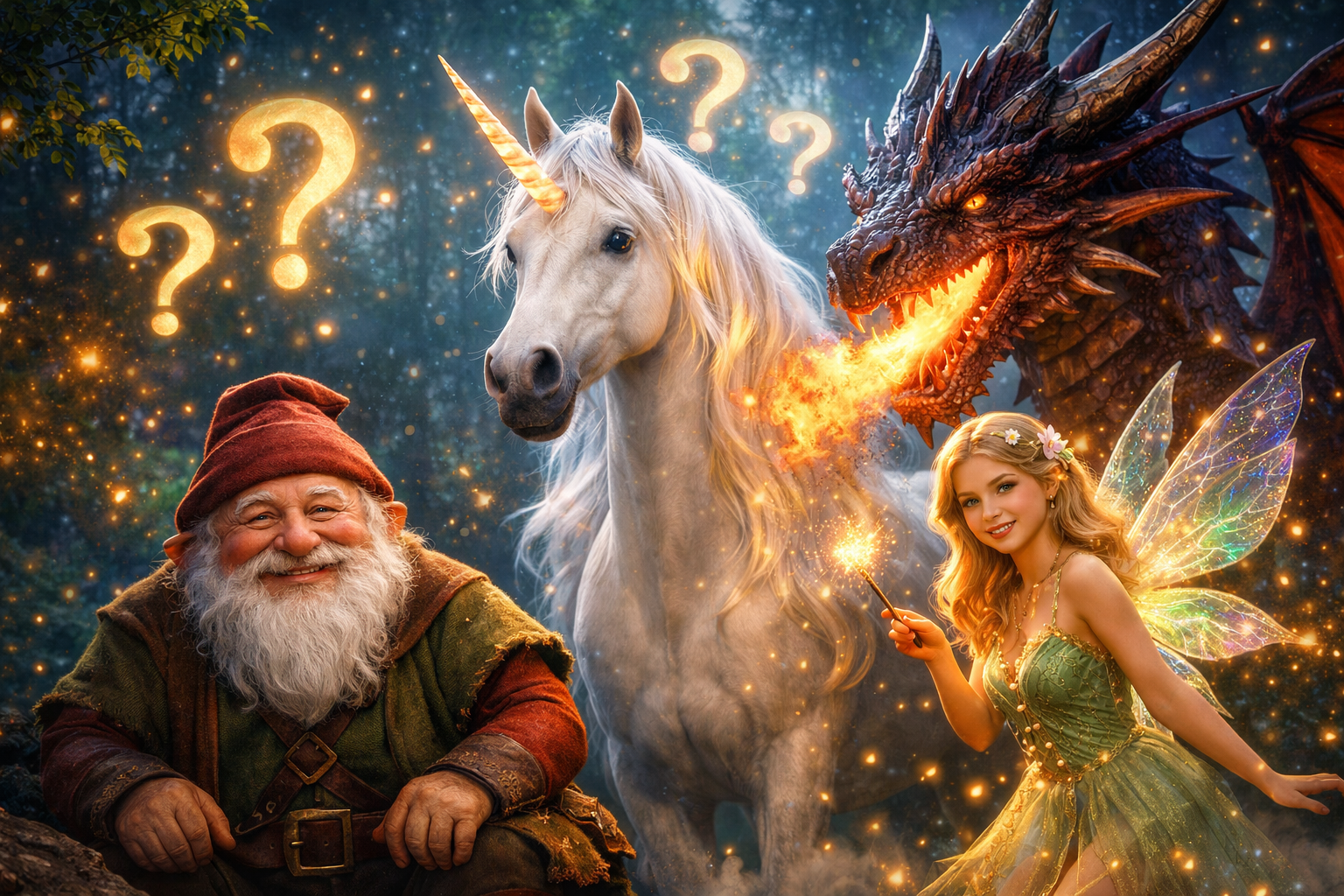Тест: Кто вы из мифических существ: русалка, фея, единорог, дракон или гном?