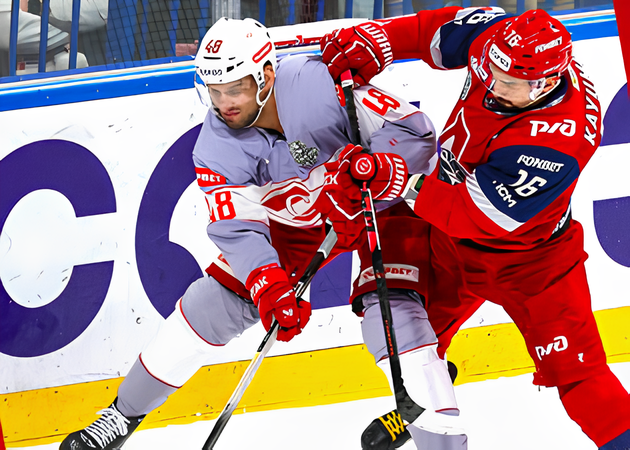 &laquo;Спартак&raquo; в Ярославле обыграл &laquo;Локомотив&raquo; и сравнял счёт в серии плей-офф КХЛ