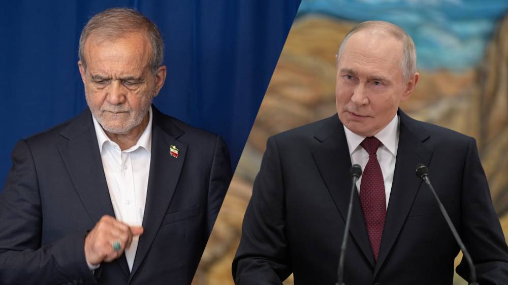 Путин выразил Пезешкиану соболезнования в связи с убийством аятоллы Хаменеи