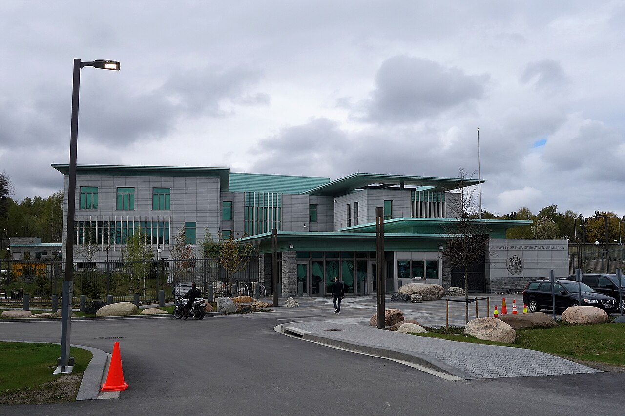 Возле посольства США в Осло произошёл взрыв