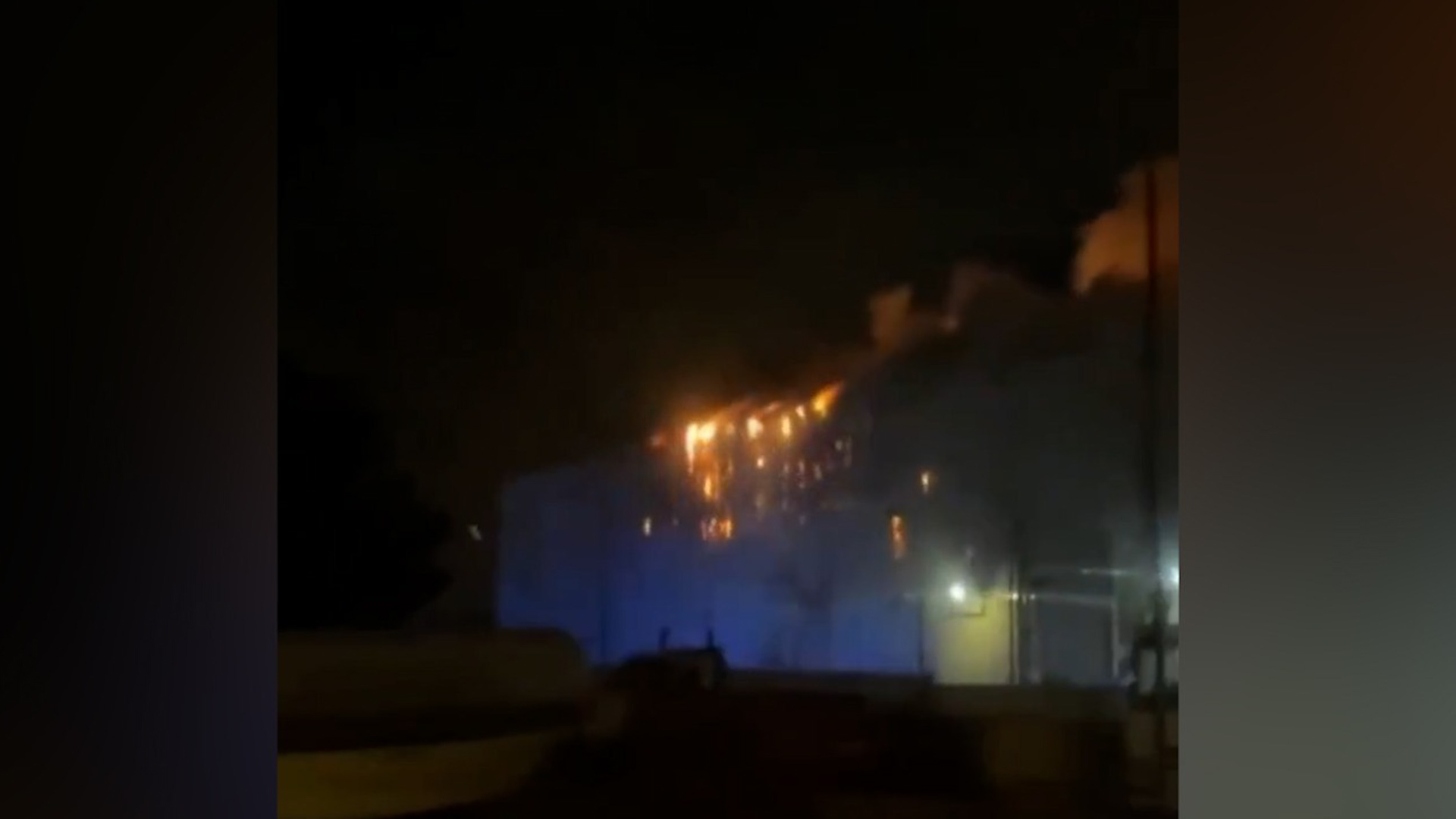 В Бахрейне вспыхнул пожар в стратегическом порту Салман