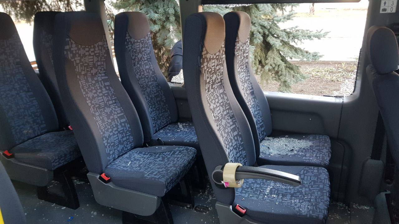 В Запорожской области дрон ВСУ повредил автобус с детьми