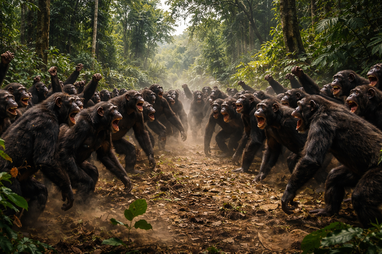 Планета обезьян на минималках: В Уганде шимпанзе развязали &laquo;гражданскую войну&raquo;

