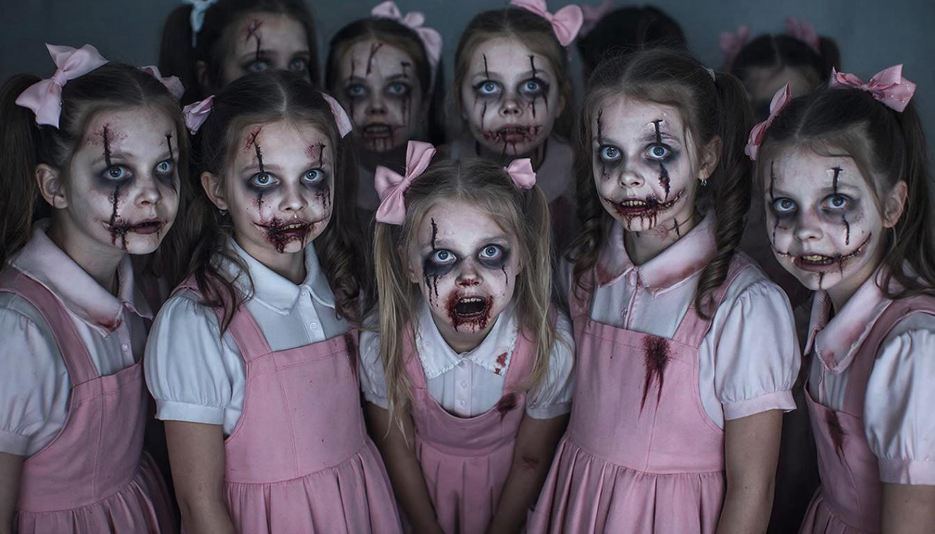 В Тюмени подростки в образе &laquo;хоррор-няшек&raquo; пугают прохожих в торговых центрах