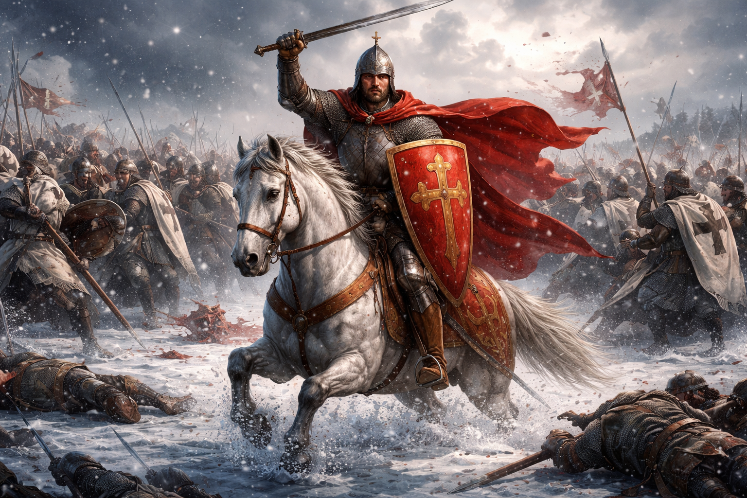 Что на самом деле происходило на Чудском озере: разбираем мифы о Ледовом побоище 1242 года