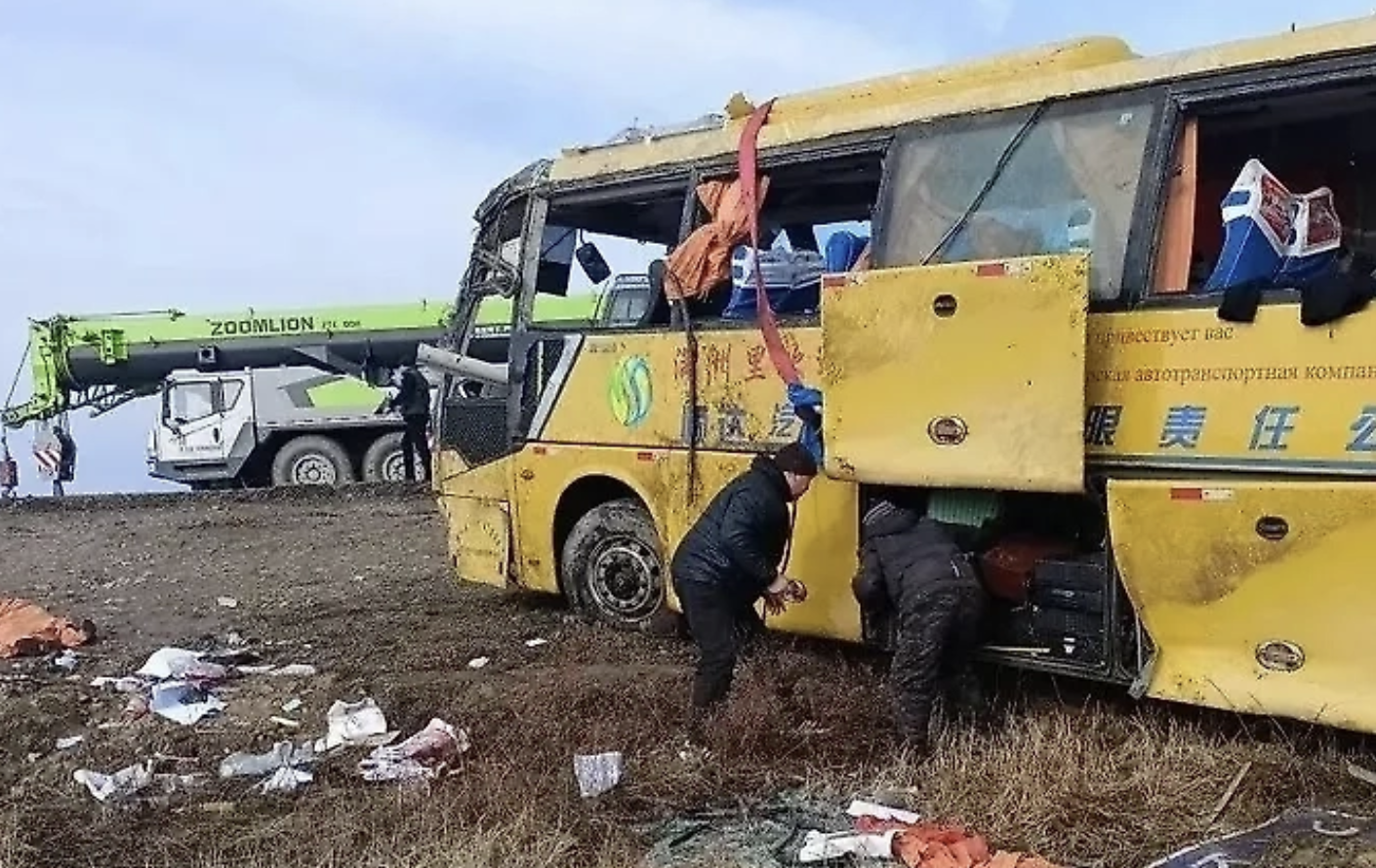 29 туристов с разбившегося в Забайкалье автобуса вернулись в Китай