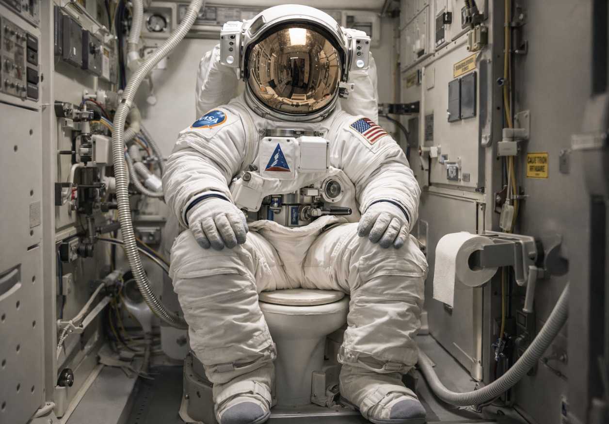 Облегчение в невесомости: Эксперт рассказал, как туалетные проблемы преследуют астронавтов NASA